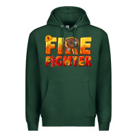 Sports Green firefighter Premium Hoodie - texasbilliewilder