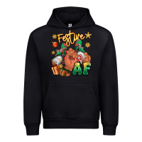 Black festive af christmas black man sneakers Urban Hoodie - RanaPortraitStore