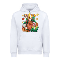 White festive af christmas black man sneakers Urban Hoodie - RanaPortraitStore