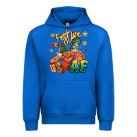 Cobalt festive af christmas black kid sneakers Urban Hoodie - RanaPortraitStore
