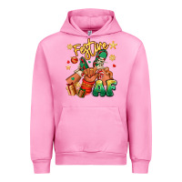 Fuchsia Pink festive af christmas black kid sneakers Urban Hoodie - RanaPortraitStore