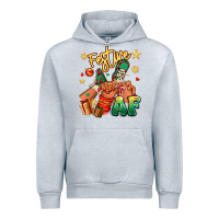Heather Grey festive af christmas black kid sneakers Urban Hoodie - RanaPortraitStore