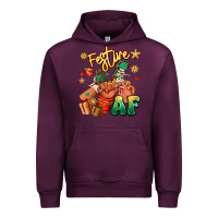 Mauve Wine festive af christmas black kid sneakers Urban Hoodie - RanaPortraitStore