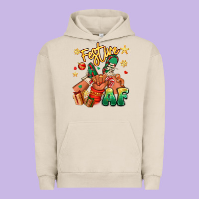 Urban Hoodie festive af christmas black kid sneakers