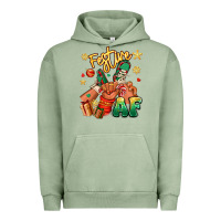 Pigment Oil Green festive af christmas black kid sneakers Urban Hoodie - RanaPortraitStore