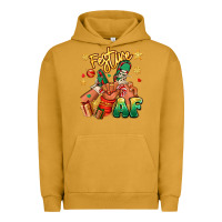 Pigment Peanut Butter festive af christmas black kid sneakers Urban Hoodie - RanaPortraitStore