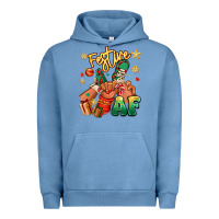 Pigment Pebble Blue festive af christmas black kid sneakers Urban Hoodie - RanaPortraitStore