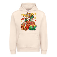 Sandshell festive af christmas black kid sneakers Urban Hoodie - RanaPortraitStore