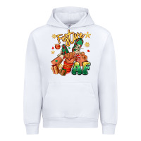 White festive af christmas black kid sneakers Urban Hoodie - RanaPortraitStore