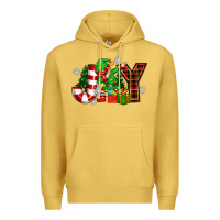 Antique Gold christmas joy elf Premium Hoodie - Zillion Design Studio