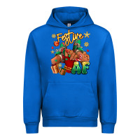 Cobalt festive af christmas black girl children sneakers Urban Hoodie - RanaPortraitStore