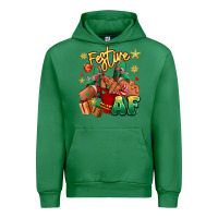 Emerald festive af christmas black girl children sneakers Urban Hoodie - RanaPortraitStore
