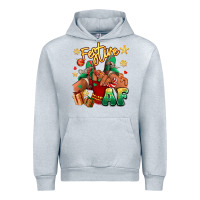 Heather Grey festive af christmas black girl children sneakers Urban Hoodie - RanaPortraitStore