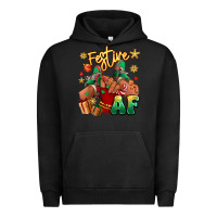 Pigment Black festive af christmas black girl children sneakers Urban Hoodie - RanaPortraitStore