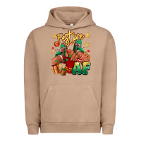 Pigment Burro festive af christmas black girl children sneakers Urban Hoodie - RanaPortraitStore