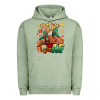 Pigment Oil Green festive af christmas black girl children sneakers Urban Hoodie - RanaPortraitStore