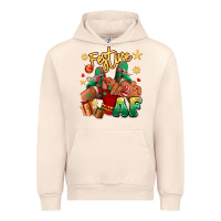 Festive Af Christmas Black Girl Children Sneakers Urban Hoodie | Teevron