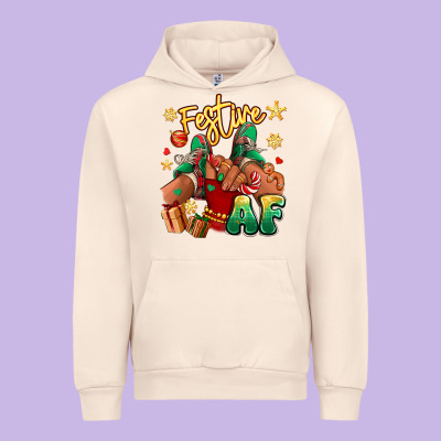 Urban Hoodie festive af christmas black girl children sneakers