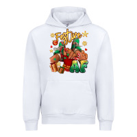 White festive af christmas black girl children sneakers Urban Hoodie - RanaPortraitStore
