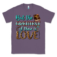 Lavender But The Greatest Of These Is Love Classic Tee - BundleAndBundleShop