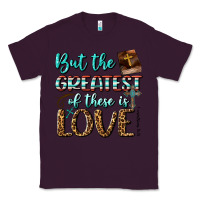 Plum But The Greatest Of These Is Love Classic Tee - BundleAndBundleShop