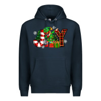 Navy christmas joy elf Premium Hoodie - Zillion Design Studio