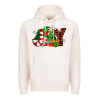 Pale Pink christmas joy elf Premium Hoodie - Zillion Design Studio
