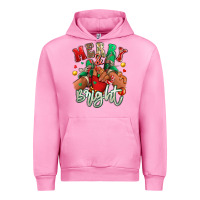Fuchsia Pink merry and bright black kid sneakers Urban Hoodie - RanaPortraitStore