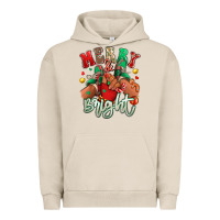 Pigment French Oak merry and bright black kid sneakers Urban Hoodie - RanaPortraitStore
