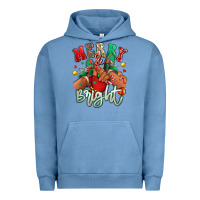 Pigment Pebble Blue merry and bright black kid sneakers Urban Hoodie - RanaPortraitStore