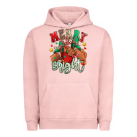 Pigment Salmon merry and bright black kid sneakers Urban Hoodie - RanaPortraitStore