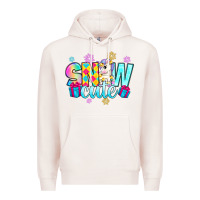 Pale Pink snow cute witc unicorn Premium Hoodie - Zillion Design Studio