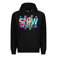 Black snow cute witc unicorn Premium Hoodie - Zillion Design Studio