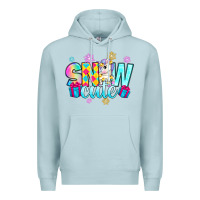 Blue Mist snow cute witc unicorn Premium Hoodie - Zillion Design Studio