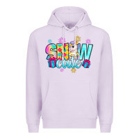 Lilac snow cute witc unicorn Premium Hoodie - Zillion Design Studio