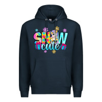 Navy snow cute witc unicorn Premium Hoodie - Zillion Design Studio