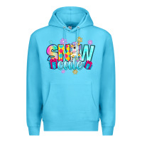 Ocean Blue snow cute witc unicorn Premium Hoodie - Zillion Design Studio