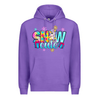 Purple snow cute witc unicorn Premium Hoodie - Zillion Design Studio