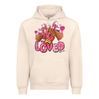 Sandshell loved valentine's day afro girl sneakers Urban Hoodie - RanaPortraitStore