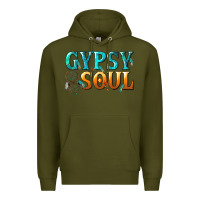 Army Green gypsy soul Premium Hoodie - texasbilliewilder