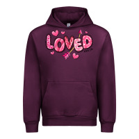 Mauve Wine loved valentines day Urban Hoodie - RanaPortraitStore