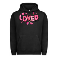 Pigment Black loved valentines day Urban Hoodie - RanaPortraitStore