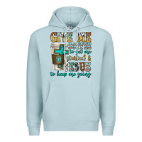 Blue Mist give me coffee to get me started Premium Hoodie - texasbilliewilder
