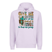 Lilac give me coffee to get me started Premium Hoodie - texasbilliewilder