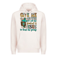 Pale Pink give me coffee to get me started Premium Hoodie - texasbilliewilder
