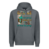 Rock give me coffee to get me started Premium Hoodie - texasbilliewilder