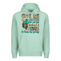 Seafoam give me coffee to get me started Premium Hoodie - texasbilliewilder