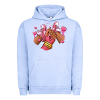 Pigment Grape Ice valentines day afro girl sneakers Urban Hoodie - RanaPortraitStore