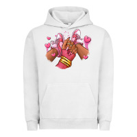 Pigment Lunar Rock valentines day afro girl sneakers Urban Hoodie - RanaPortraitStore