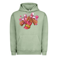 Pigment Oil Green valentines day afro girl sneakers Urban Hoodie - RanaPortraitStore